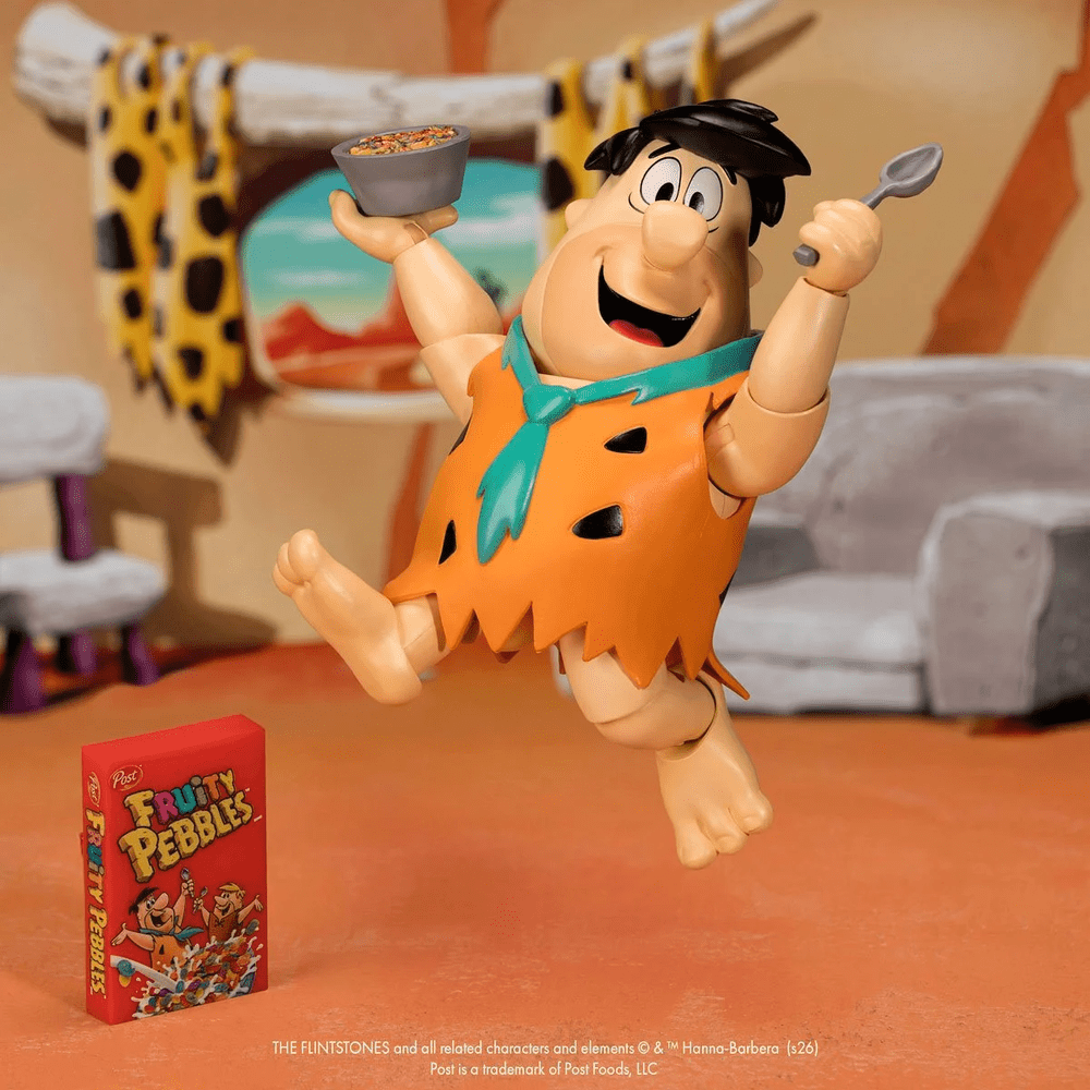 THE FLINTSTONES FRUITY PEBBLES FRED FLINTSTONE (PEDRO PICAPIEDRA) 1/12 - 6