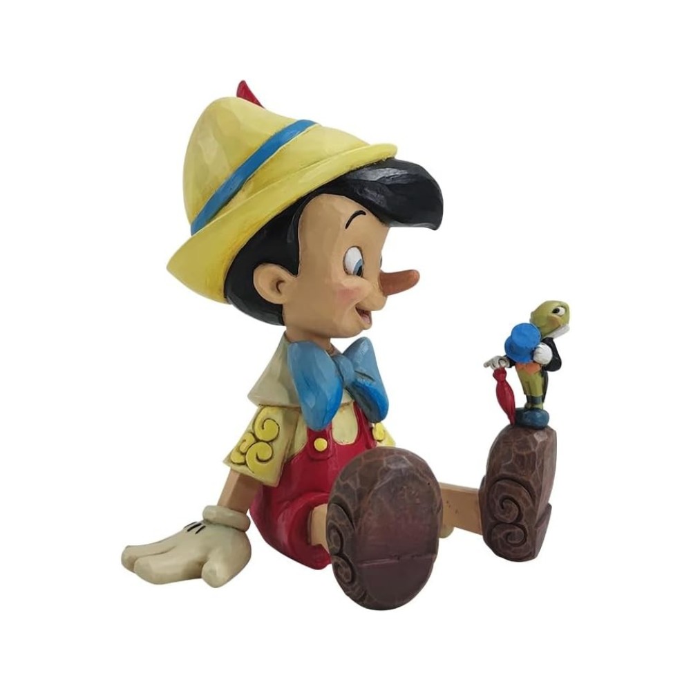 DISNEY TRADITIONS: PINOCCHIO Y JIMINY SITTING 'WISHFUL AND WISE' - 4