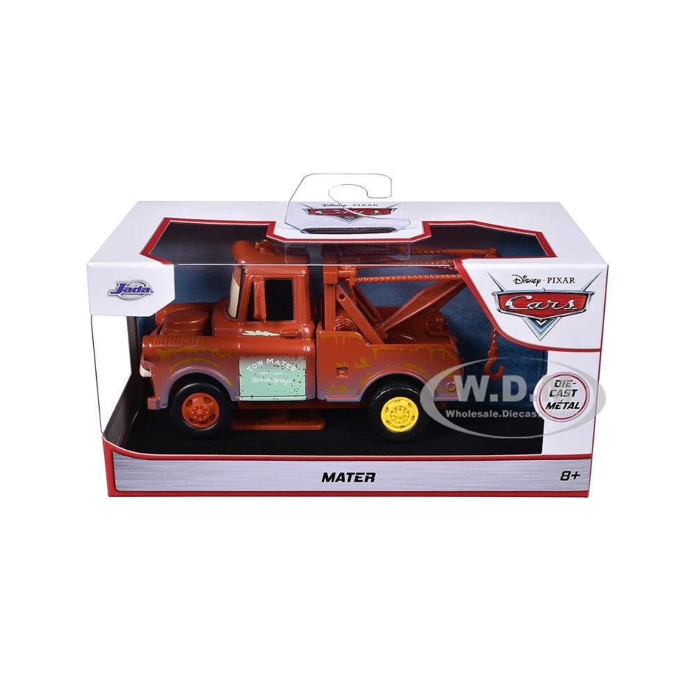 DISNEY PIXAR CARS 'TOW MATER' TOW TRUCK BROWN (RUSTED) 1/32 - 4