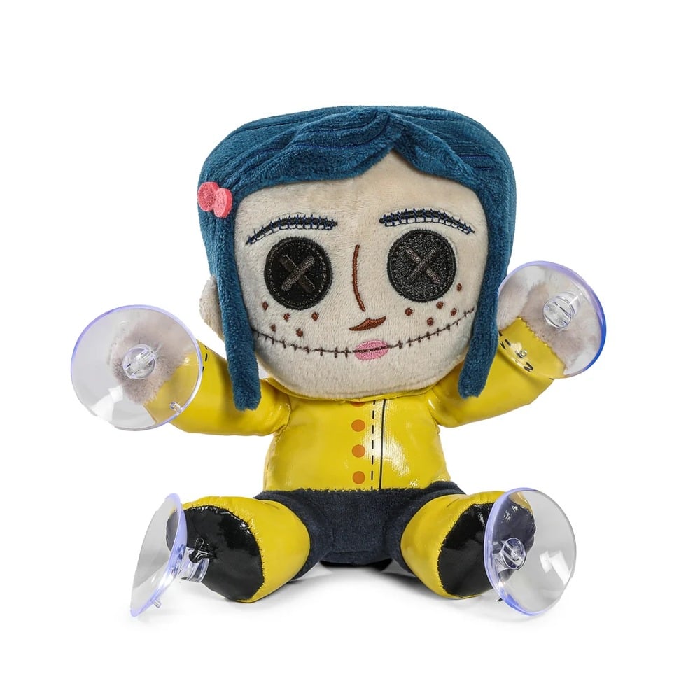 CORALINE BUTTON-EYED PLUSH WINDOW CLINGER (PELUCHE PARA VENTANA) - 1