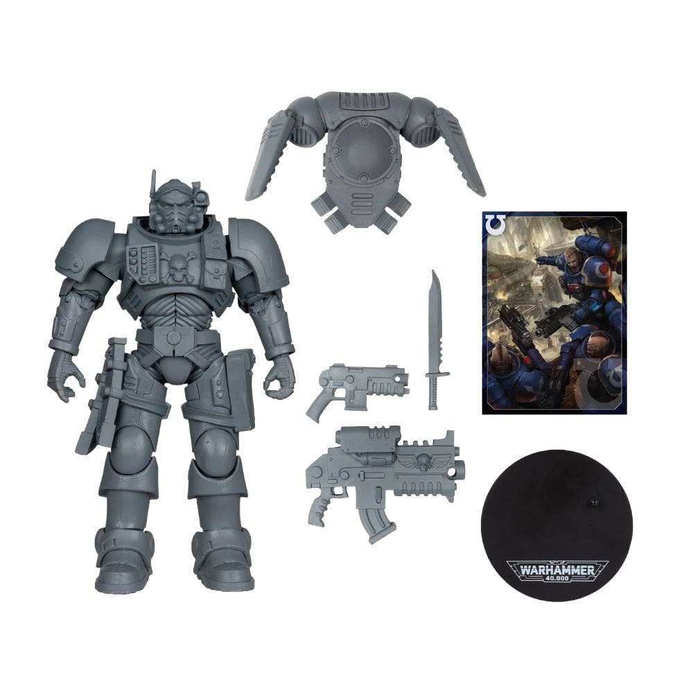 WARHAMMER 40,000 - ULTRAMARINES LIEUTENANT IN PHOBOS ARMOR (ARTIST PROOF) 1/10 - 4