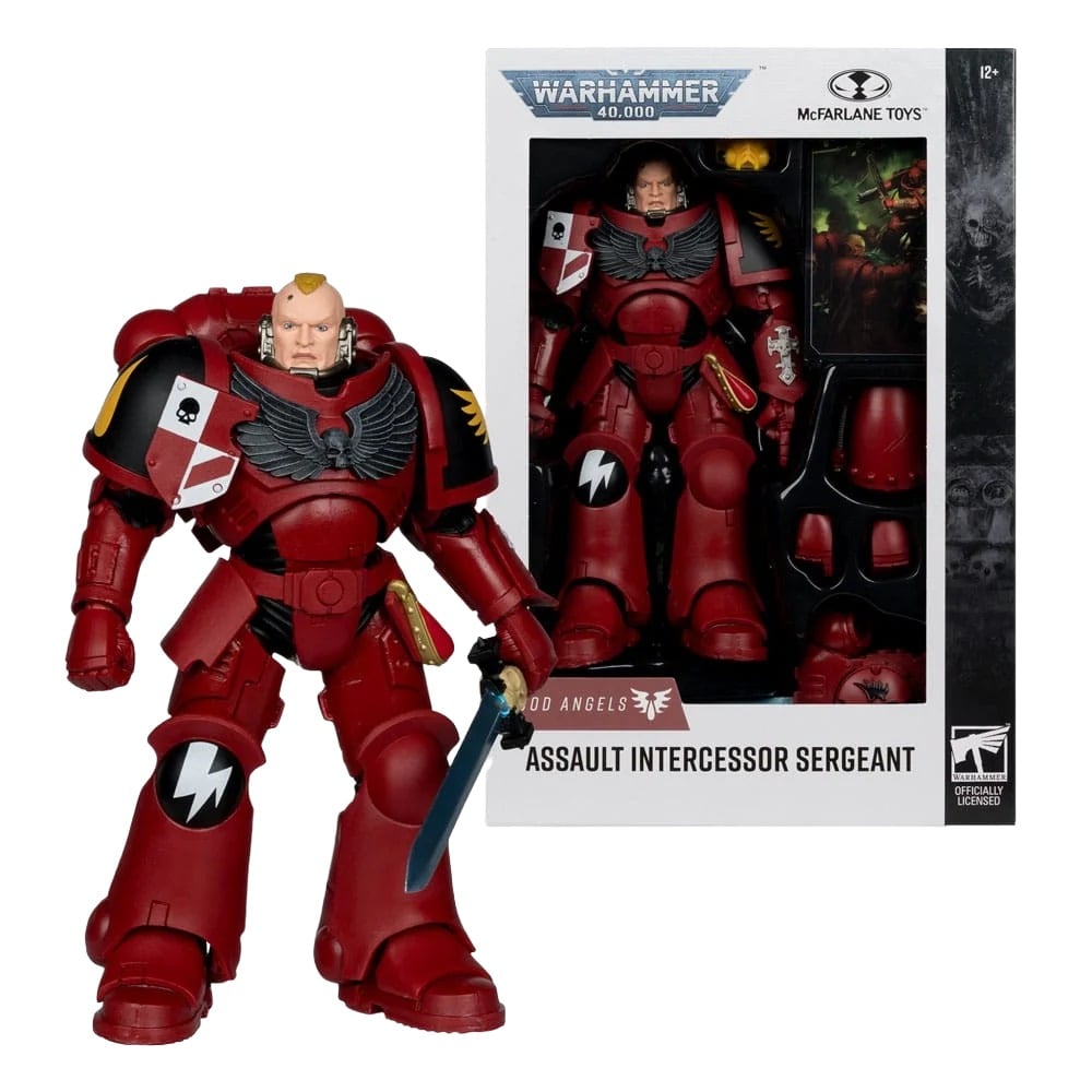 WARHAMMER 40,000 - ASSAULT INTERCESSOR SERGEANT (BLOOD ANGELS) 1/10 - 1