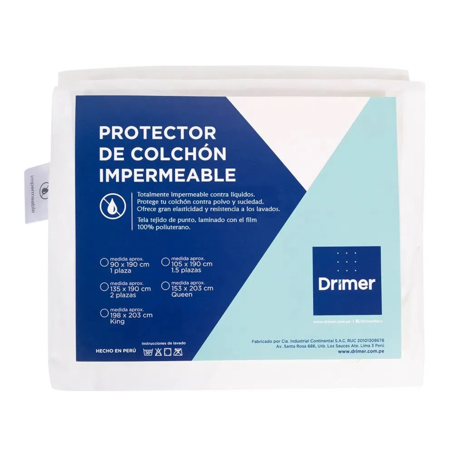 PROTECTOR DE COLCHÓN AMOLDABLE IMPERMEABLE KING - 1