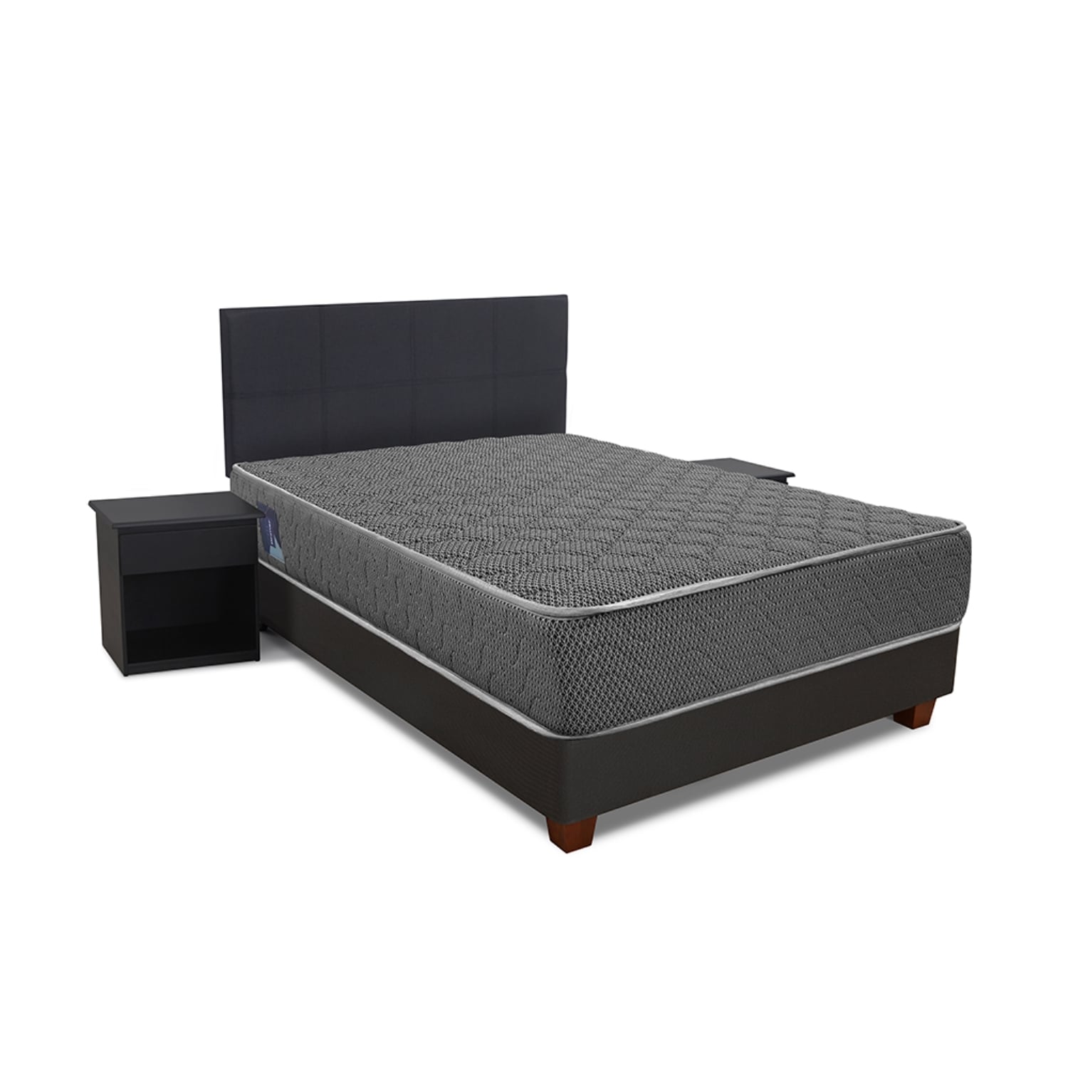 JUEGO DE DORMITORIO ECHO ORION BLACK 2 PLZ - 1