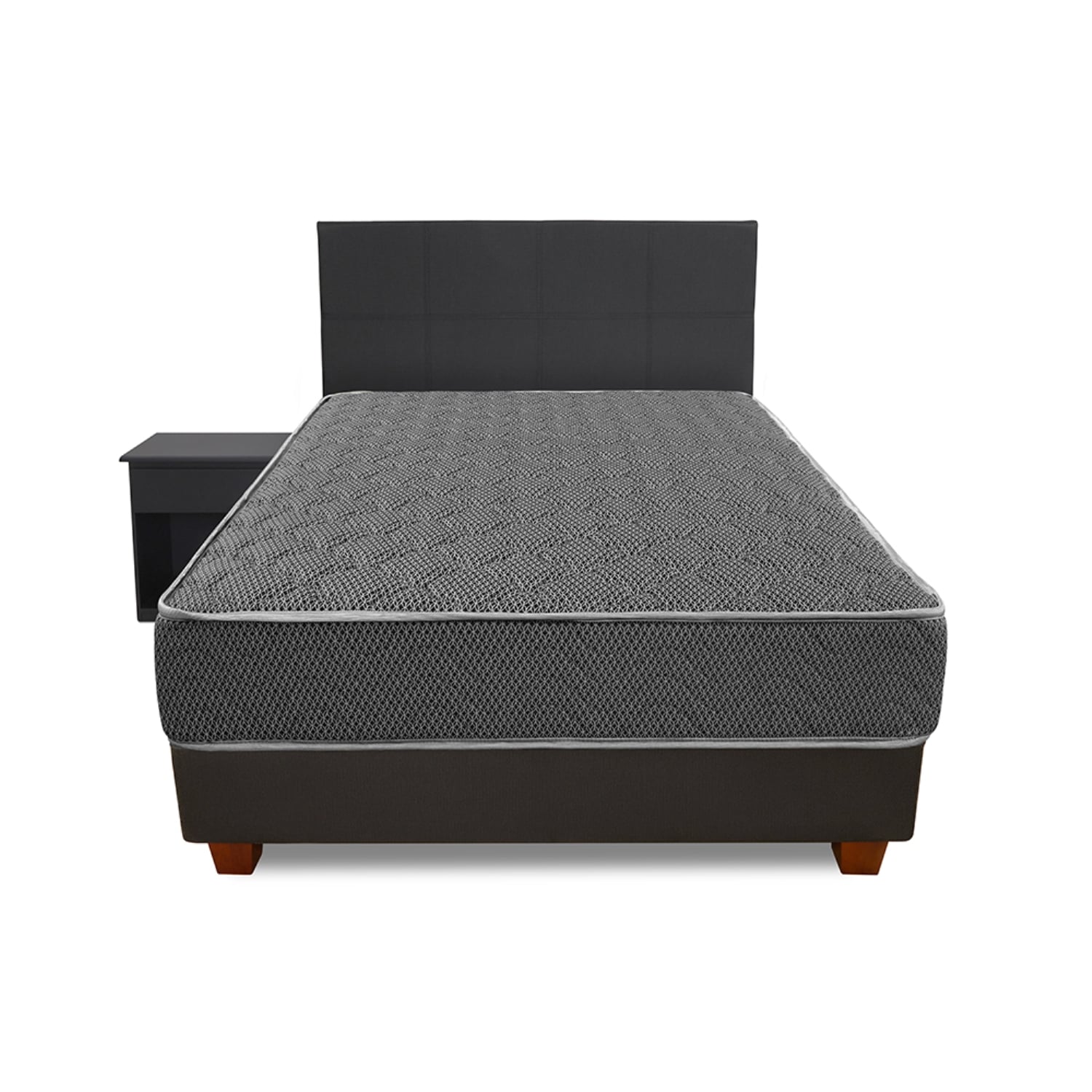 JUEGO DE DORMITORIO ECHO ORION BLACK 1.5 PLZ - 2