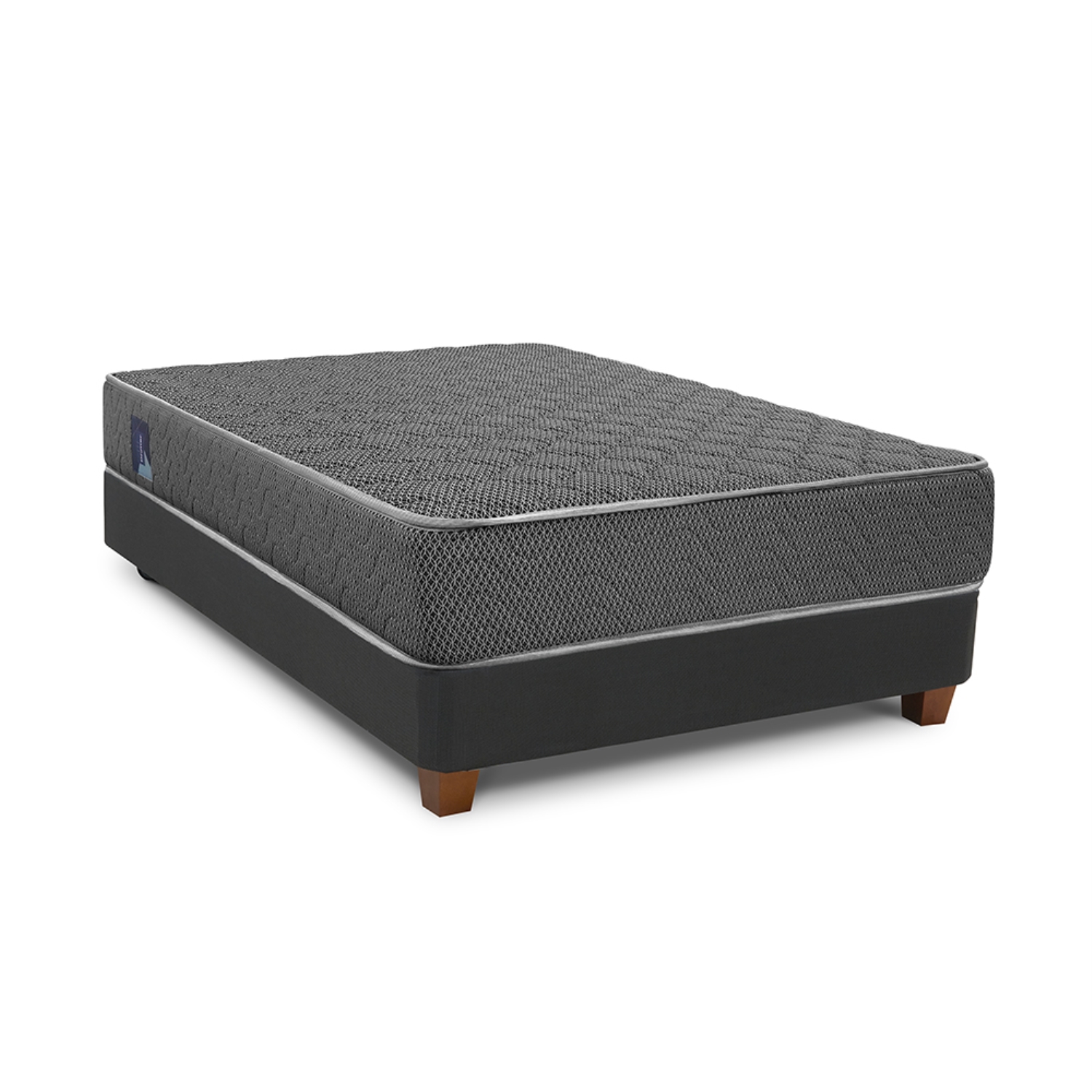 CAMA AMERICANA ORION BLACK 2 PLAZAS - 1