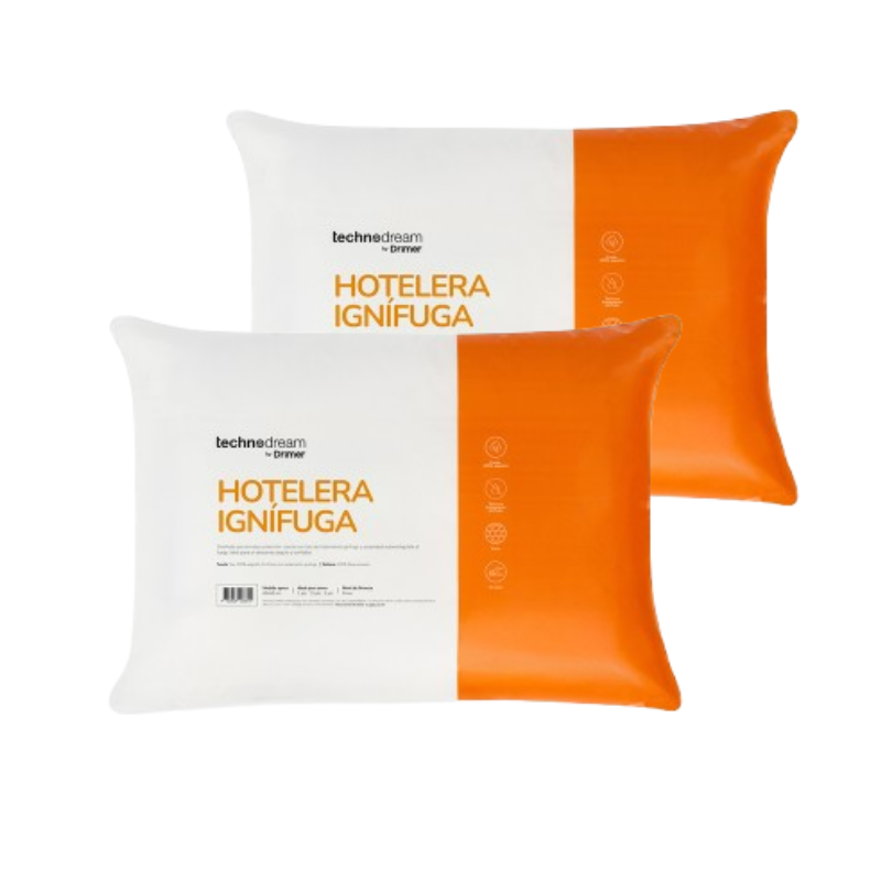 Pack x2 Almohadas Hoteleras Ignífugas Technodream 65 x 50 cm - 1