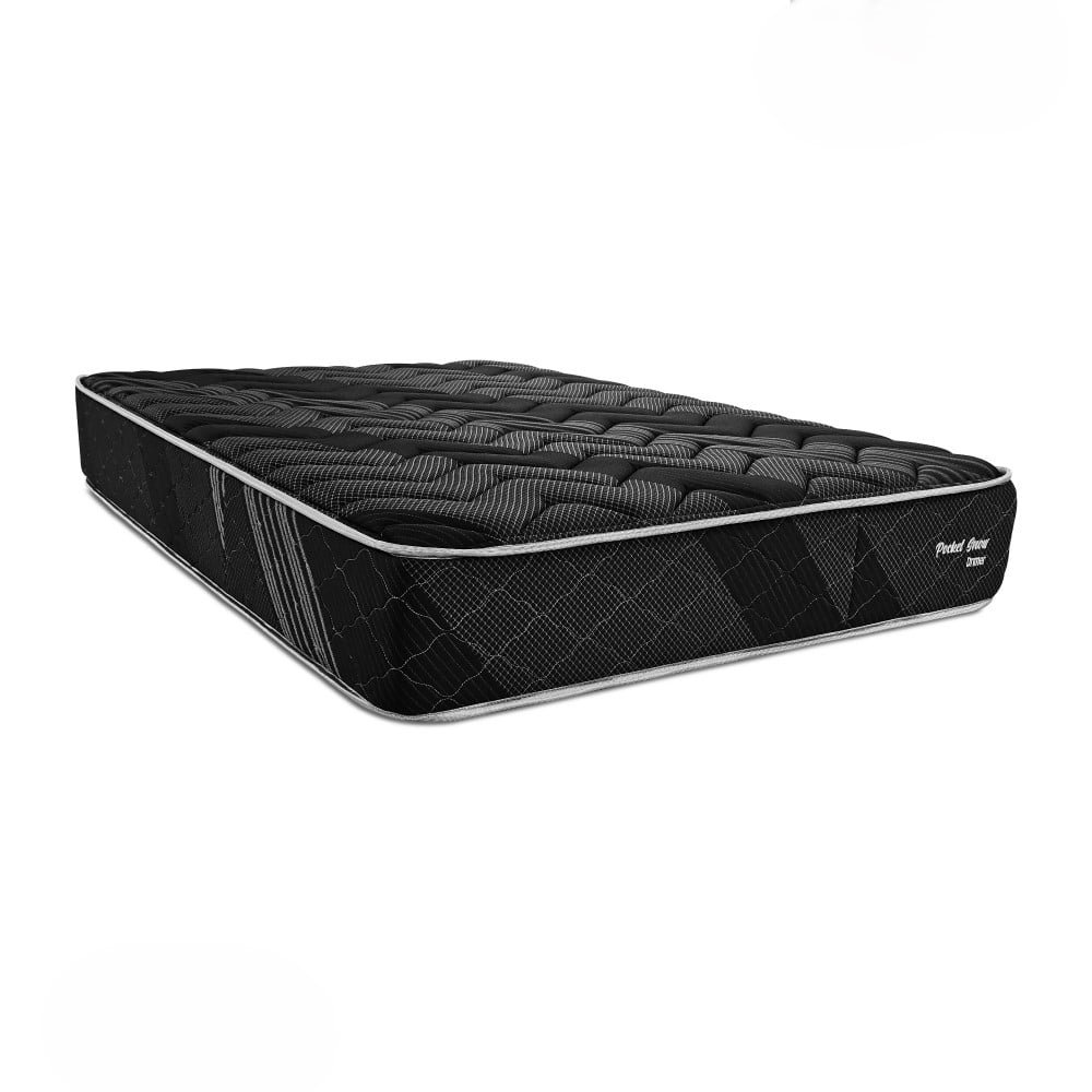 COLCHON POCKET SNOW BLACK 1.5 PLAZAS - 1
