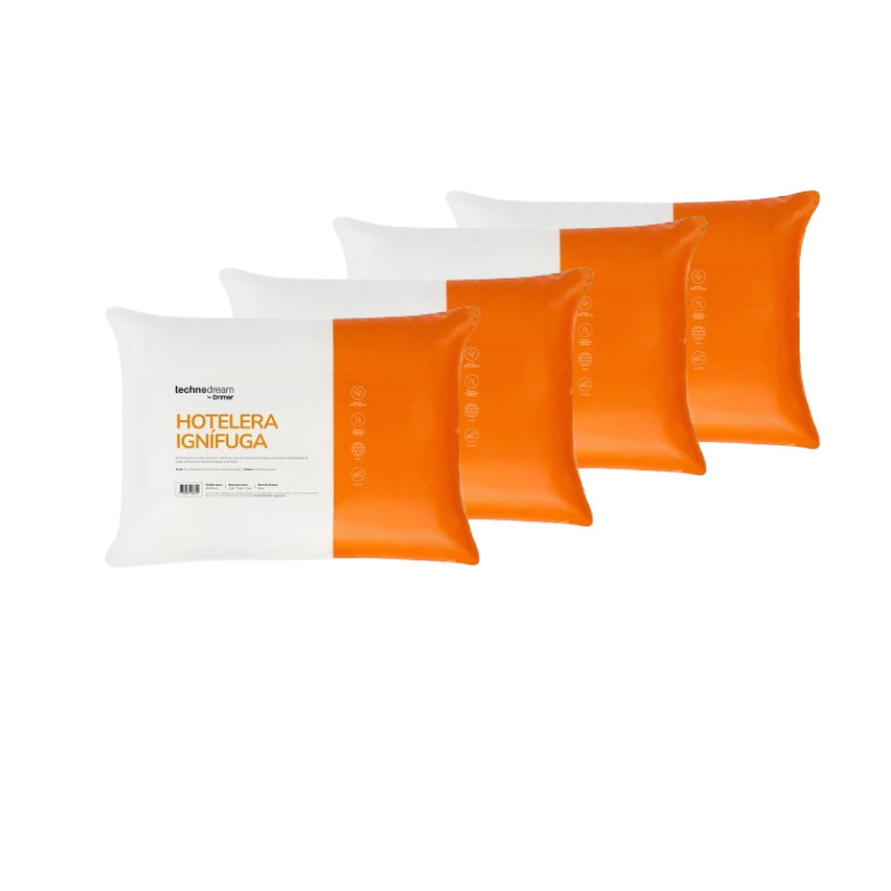 Pack x4 Almohadas Hoteleras Ignífugas Technodream 65 x 50 cm - 1