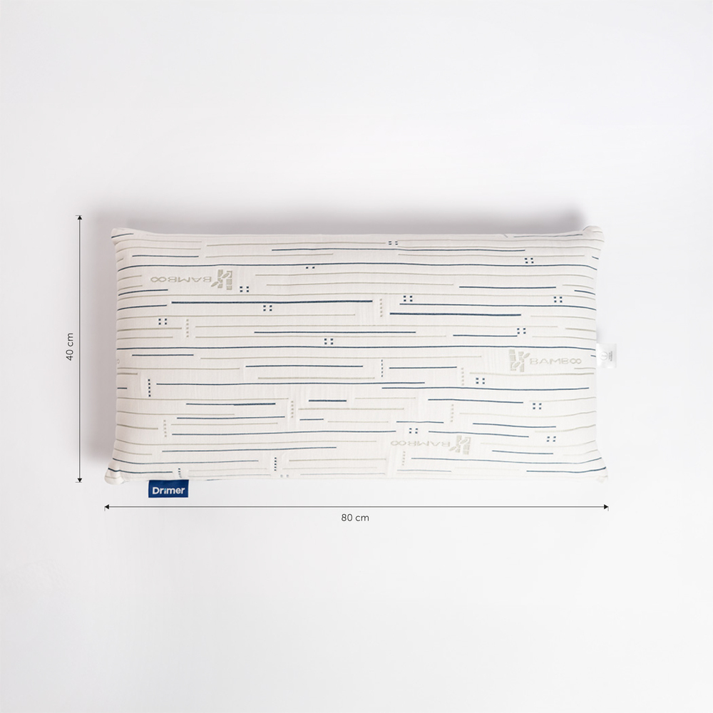 PACK X2 ALMOHADAS VISCO BAMBOO 80X40CM - 4