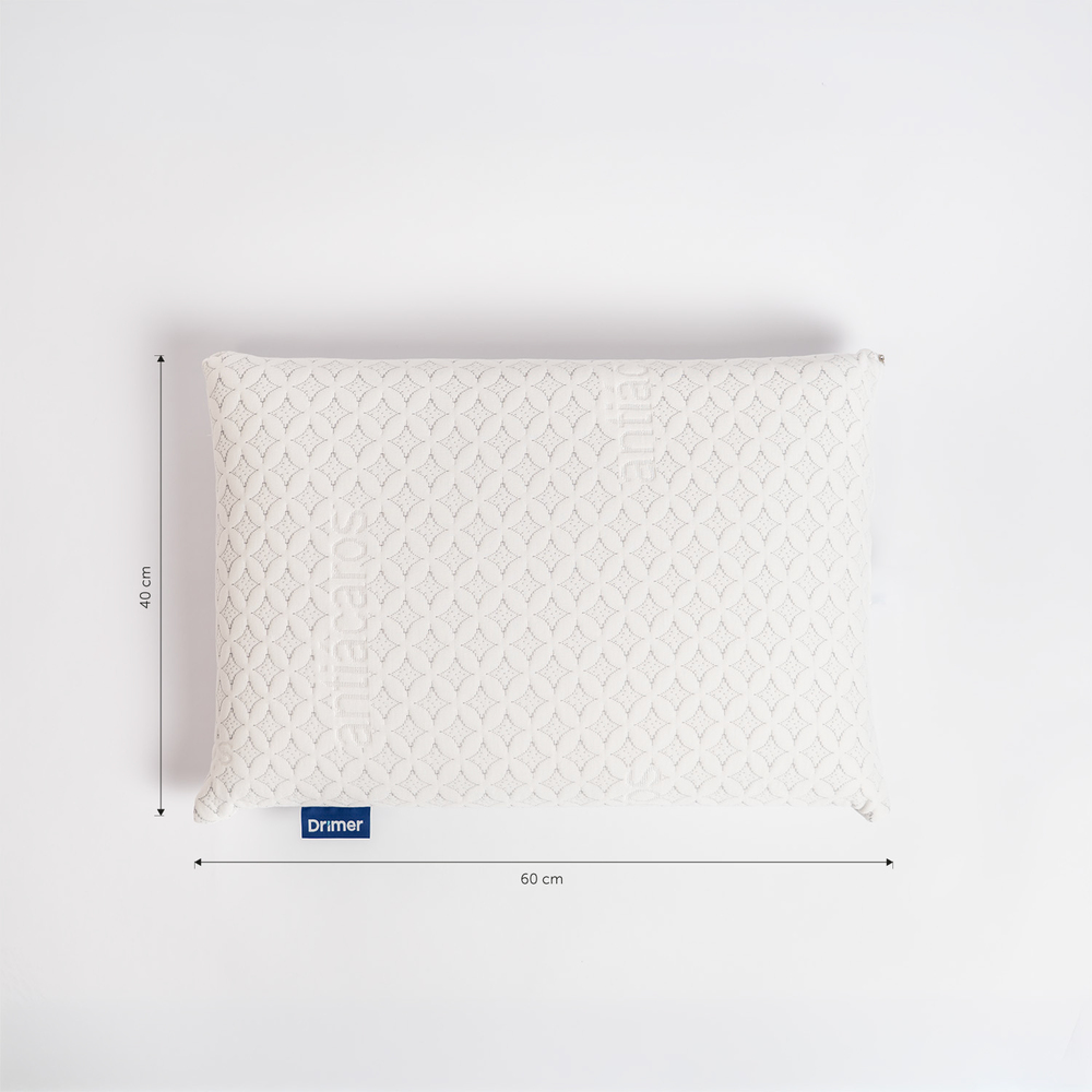 ALMOHADA VISCO ANTIÁCAROS ESTÁNDAR 60X40 CM - 5