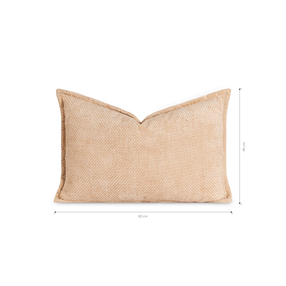COJÍN TRIANA ESTÁNDAR 60X40 - CARAMEL - 3