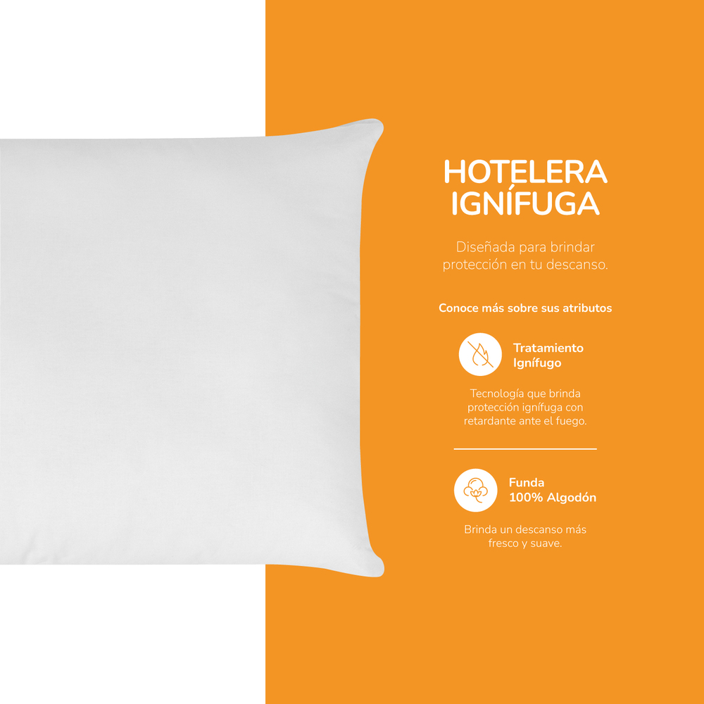 Pack Protege - 2 Almohadas + 2 Protectores (75x50 cm) - 3