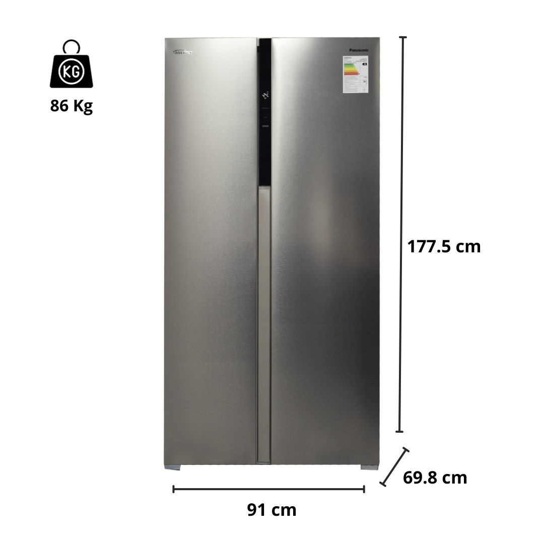 REFRIGERADORA PANASONIC 569 L SIDE BY SIDE BS94 - 3
