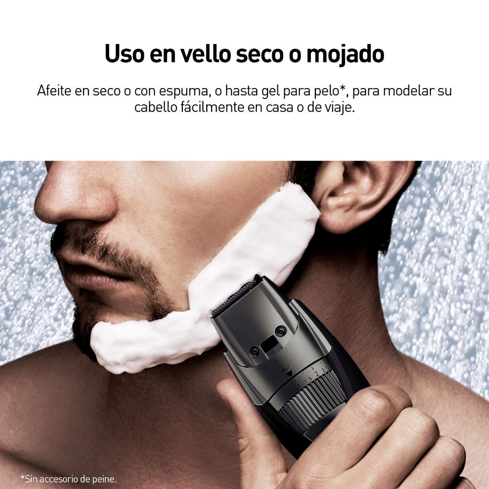 PANASONIC RECORTADORA DE BARBA CON 20 AJUSTES ER-GB44-H503 - 7
