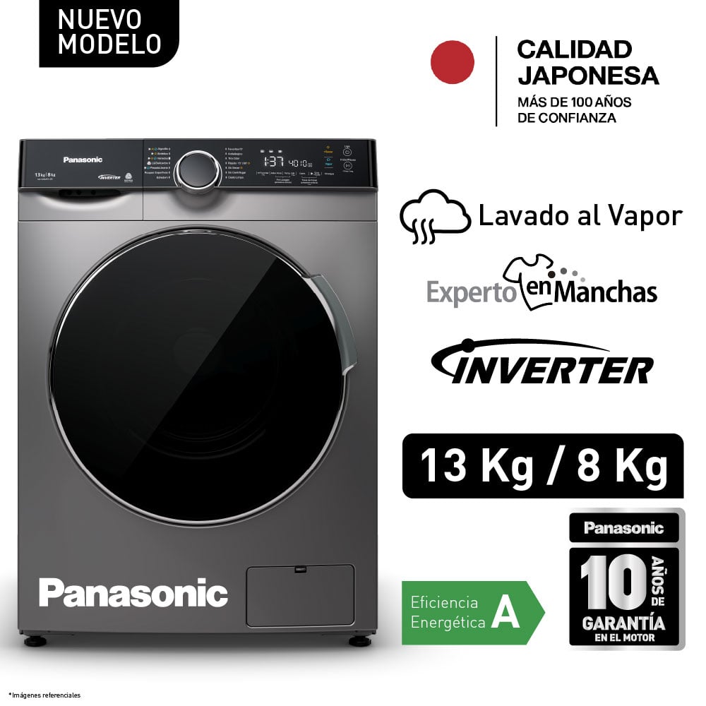 LAVASECA PANASONIC 13KG / 8KG CARGA FRONTAL NA-S26MK1LPE - 1