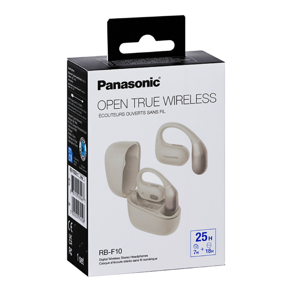 AUDÍFONOS INALÁMBRICOS TRUE WIRELESS PANASONIC RB-F10DE-C BEIGE OPEN EAR BLUETOOTH - 5