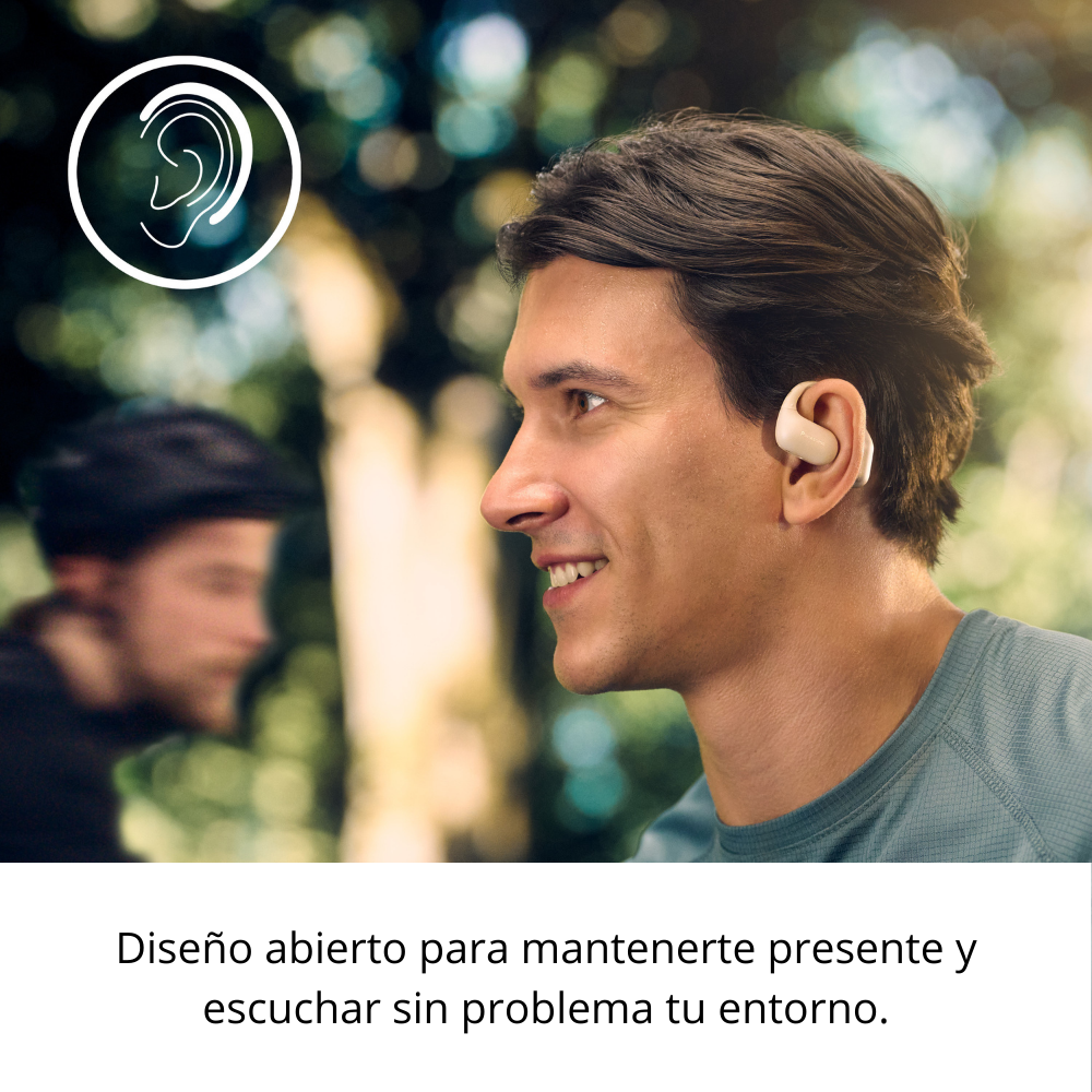 AUDÍFONOS INALÁMBRICOS TRUE WIRELESS PANASONIC RB-F10DE-C BEIGE OPEN EAR BLUETOOTH - 9