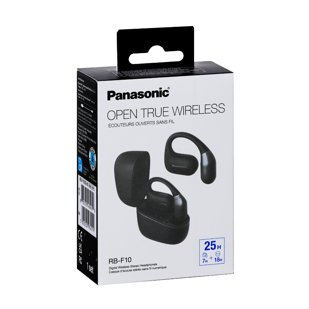 AUDÍFONOS INALÁMBRICOS TRUE WIRELESS PANASONIC RB-F10DE-K NEGRO OPEN EAR BLUETOOTH - 6