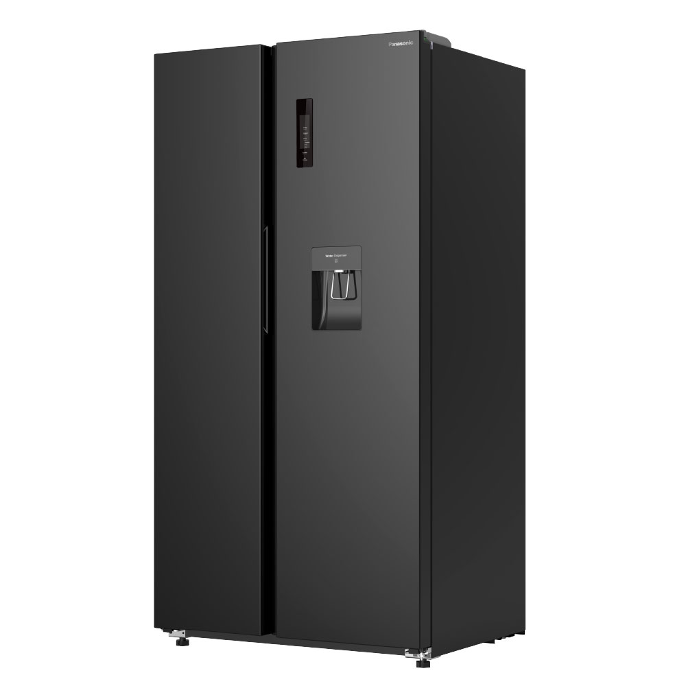 REFRIGERADORA PANASONIC SIDE BY SIDE 610L INVERTER ECONAVI CON DISPENSADOR DE AGUA BLACK INOX NR-BS95PV1XD - 3