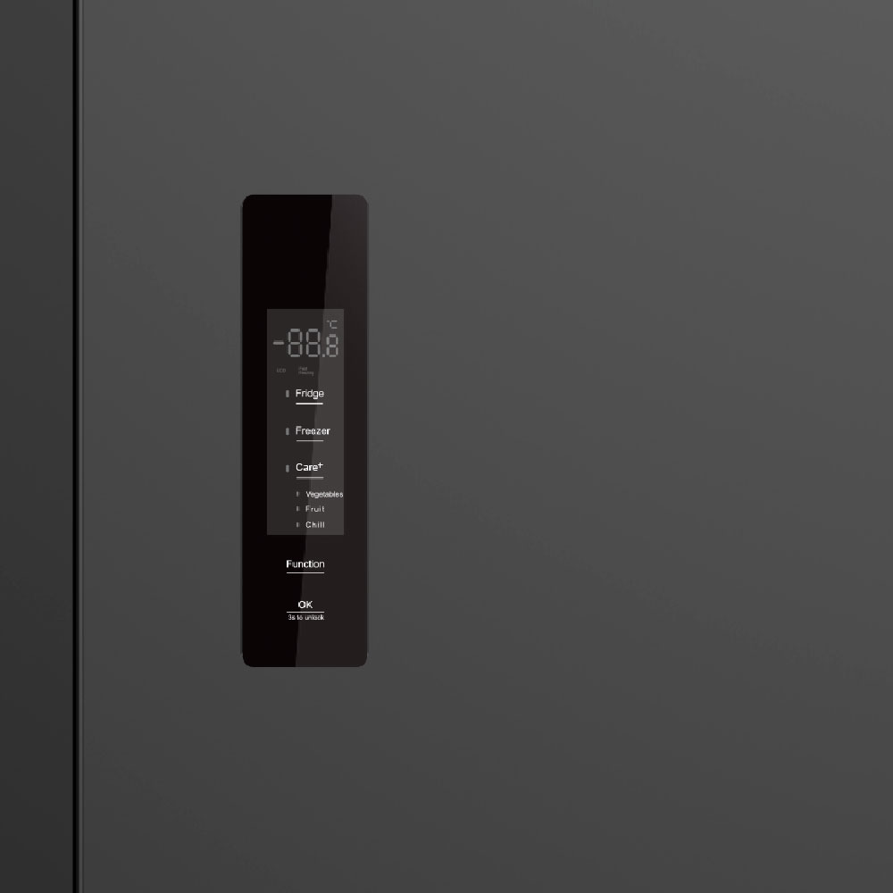 REFRIGERADORA PANASONIC SIDE BY SIDE 610L INVERTER ECONAVI CON DISPENSADOR DE AGUA BLACK INOX NR-BS95PV1XD - 7