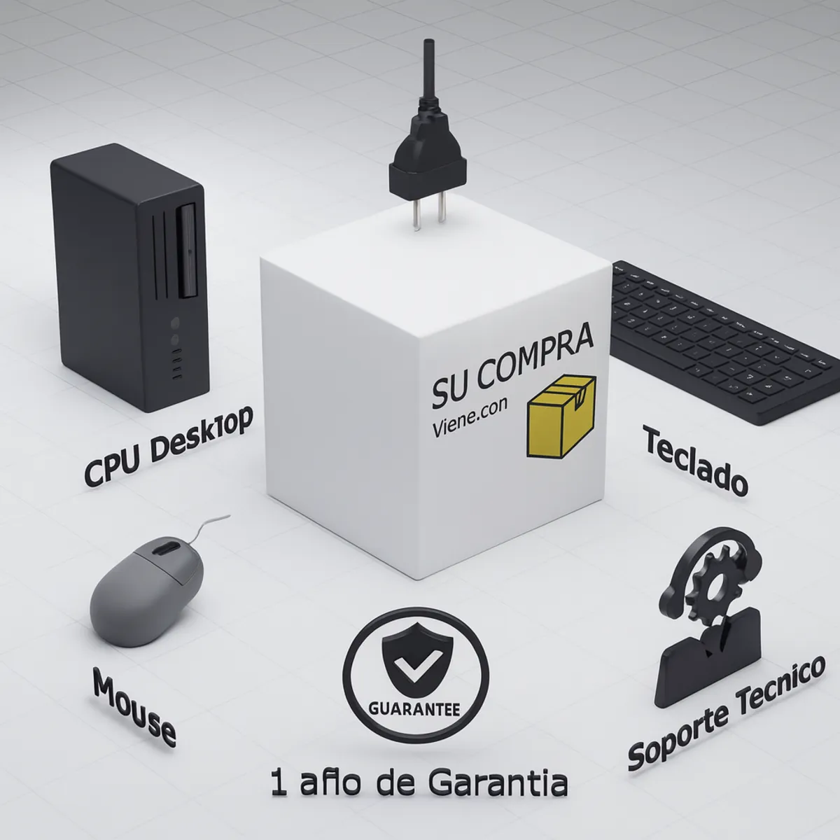 HP PRODESK 400 G7 I7-10700 8GB 256GB + 500GB HDD + VIDEO 4GB RX550X REACONDICIONADA 1 AÑO GARANTÍA - 6