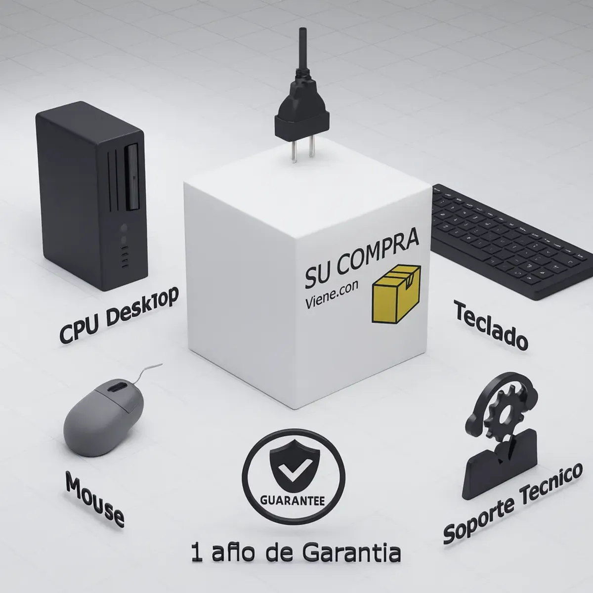 MINI PC HP 400 G6 I7 10MA 16GB RAM 512GB SSD 1TB HDD + MONITOR LED 24 REACONDICIONADA - 6