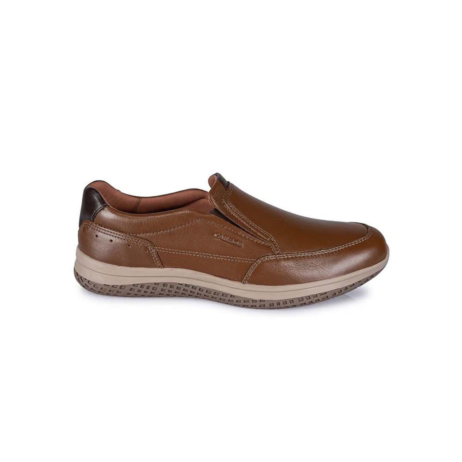 ZAPATOS CASUALES HOMBRE CALIMOD CUERO MARRÓN CEA002 - 1