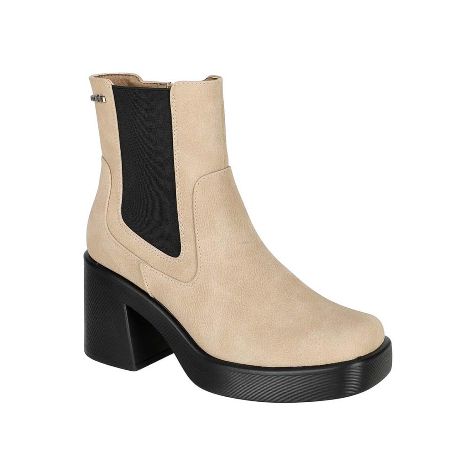 BOTINES MUJER AZALEIA BEIGE BONNIE 018 - 1