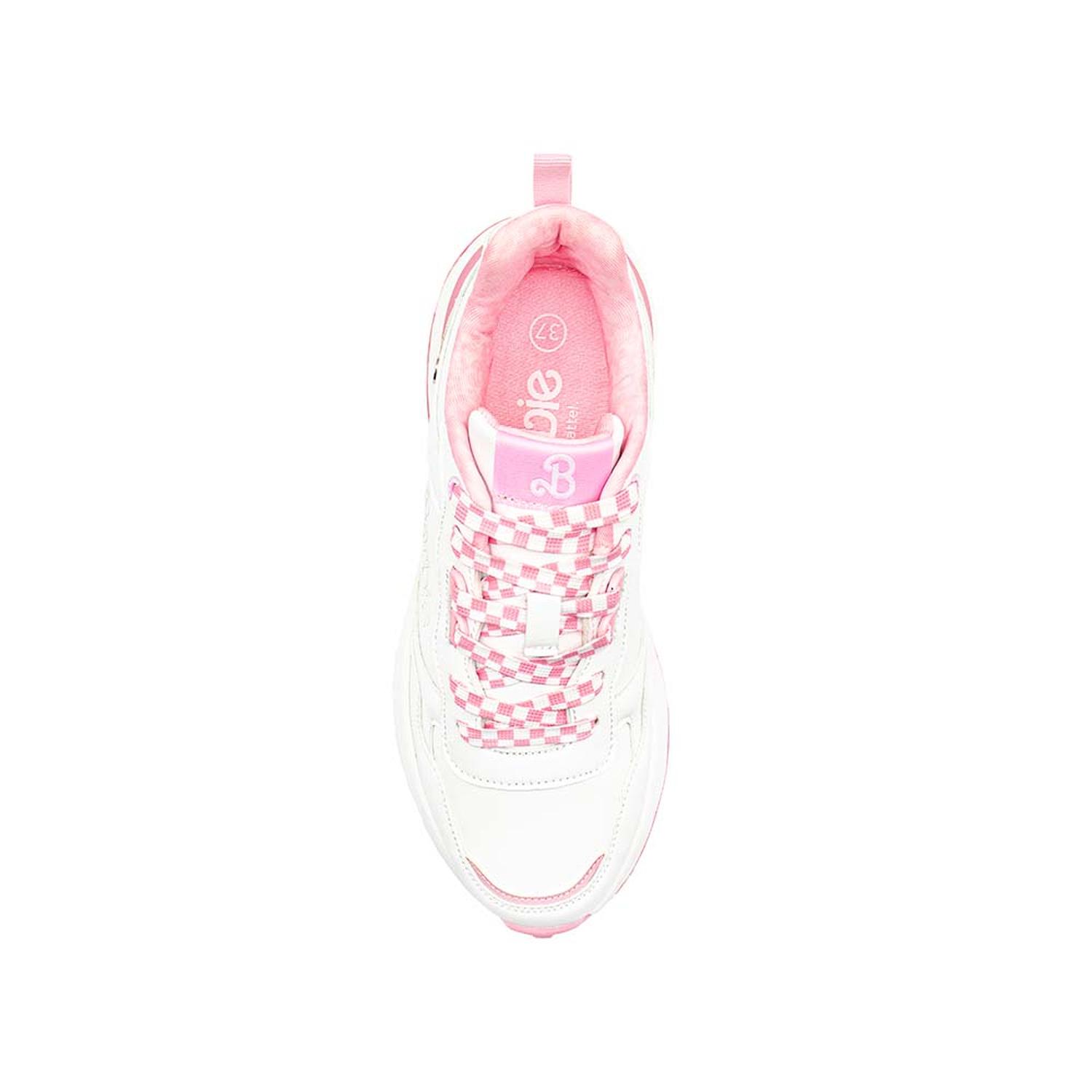 ZAPATILLA MUJER BARBIE BLANCO BY099 ROSADO - 2