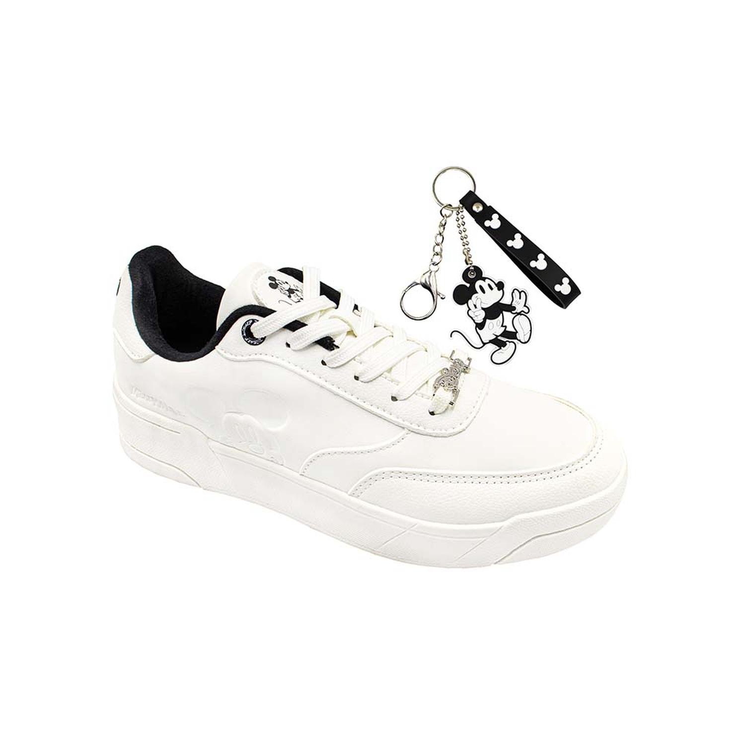 ZAPATILLA MUJER BLANCO KY024 MICKEY MOUSE - 1