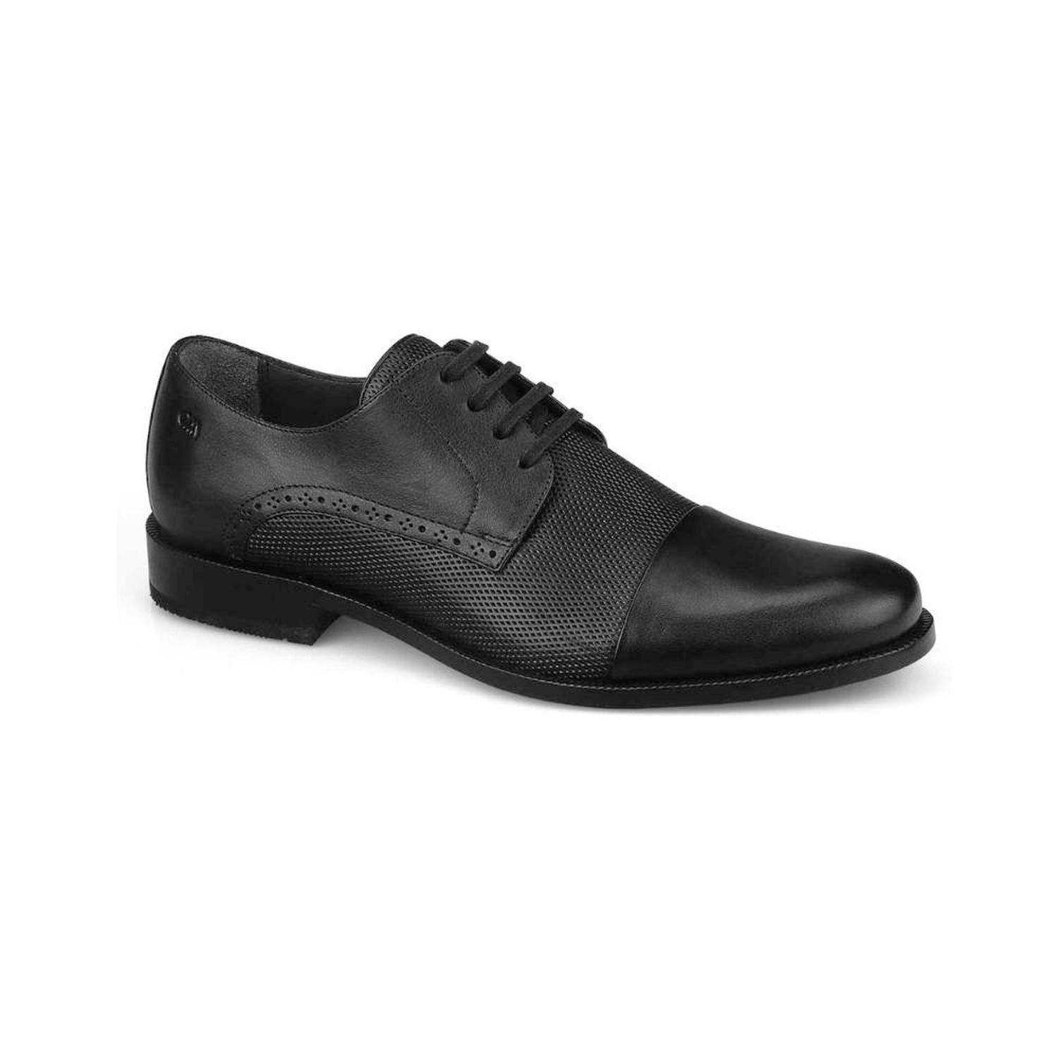 ZAPATOS DE VESTIR HOMBRE CALIMOD CUERO NEGRO VAE003 - 2
