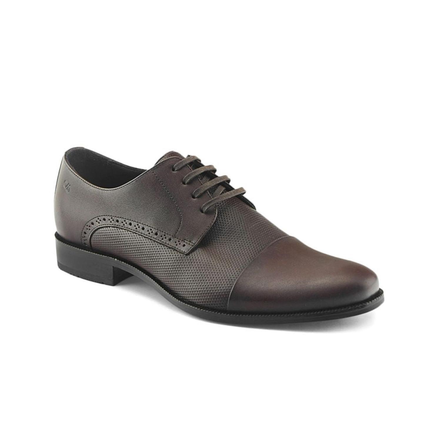 ZAPATOS DE VESTIR HOMBRE CALIMOD CUERO MARRÓN VAE003 - 1