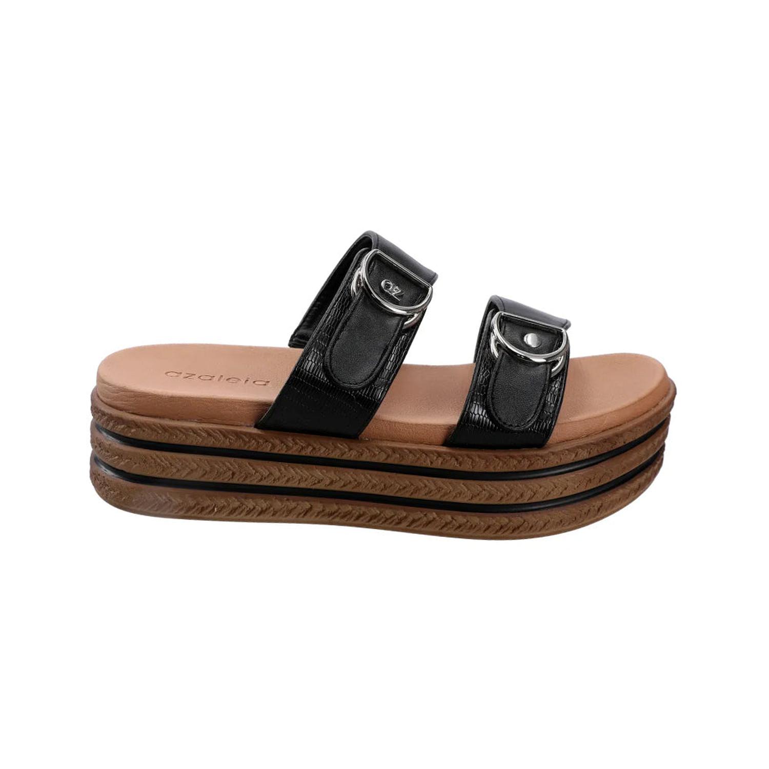 SANDALIAS MUJER AZALEIA MARRÓN KITI-904 PLATAFORMA - 2