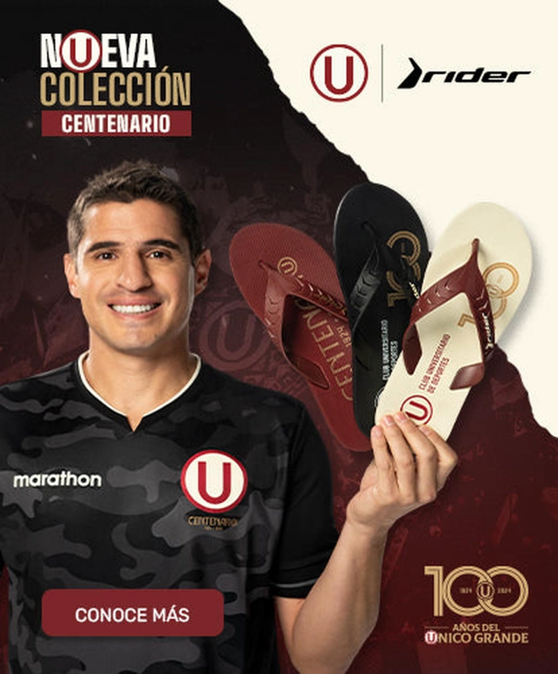 SANDALIAS HOMBRE RIDER CREMA RDE40 100 AÑOS CENTENARIO UNIVERSITARIO - 2