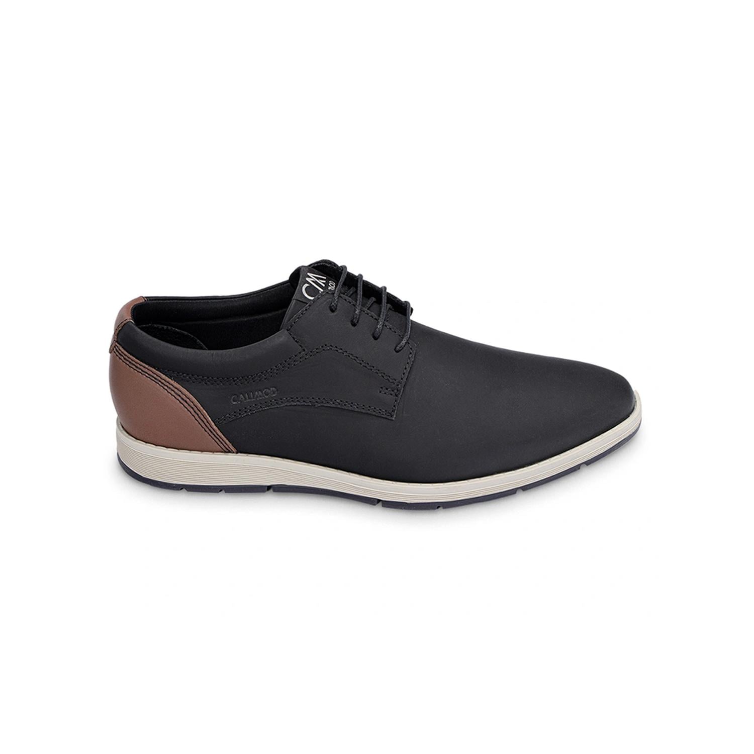 ZAPATILLA HOMBRE CALIMOD NEGRO CB7001 CUERO - 2