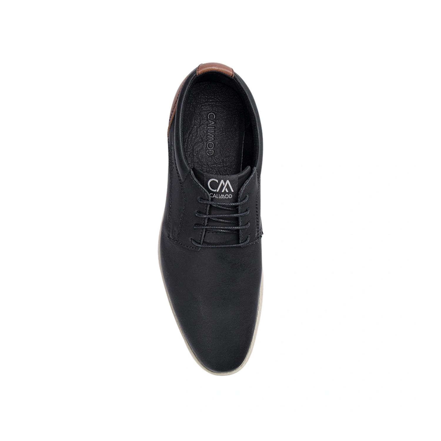 ZAPATILLA HOMBRE CALIMOD NEGRO CB7001 CUERO - 3