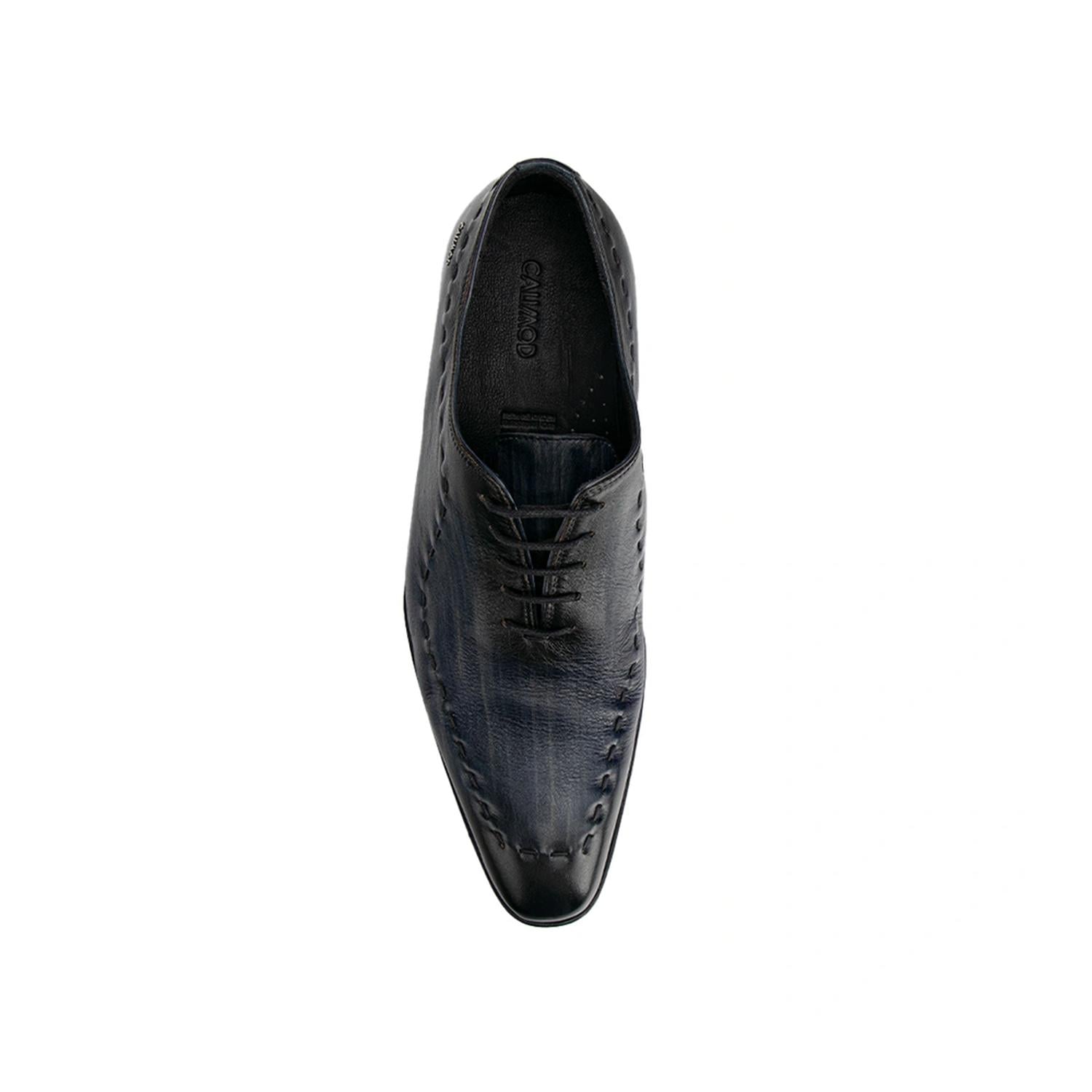 BALLERINAS HOMBRE CALIMOD CUERO AZUL MARINO CABALLERO VHL001 - 3