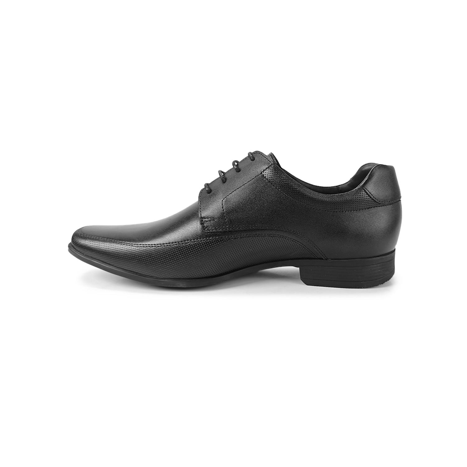ZAPATO CALIMOD VEM008 NEGRO CASUAL VESTIR CUERO - 4