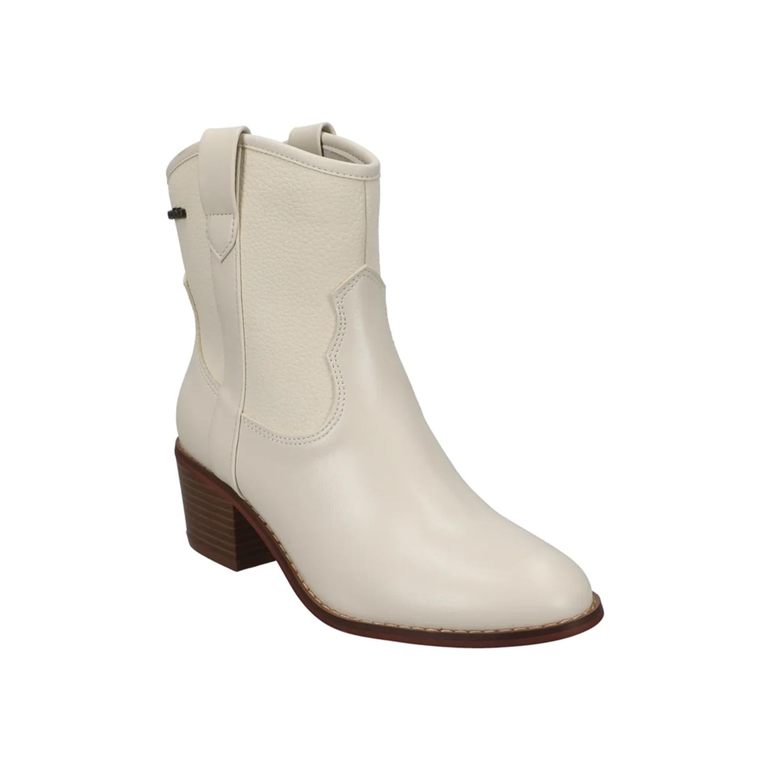 BOTIN AZALEIA JESSIE-005 TACO 5 CREMA TEXANA - 1