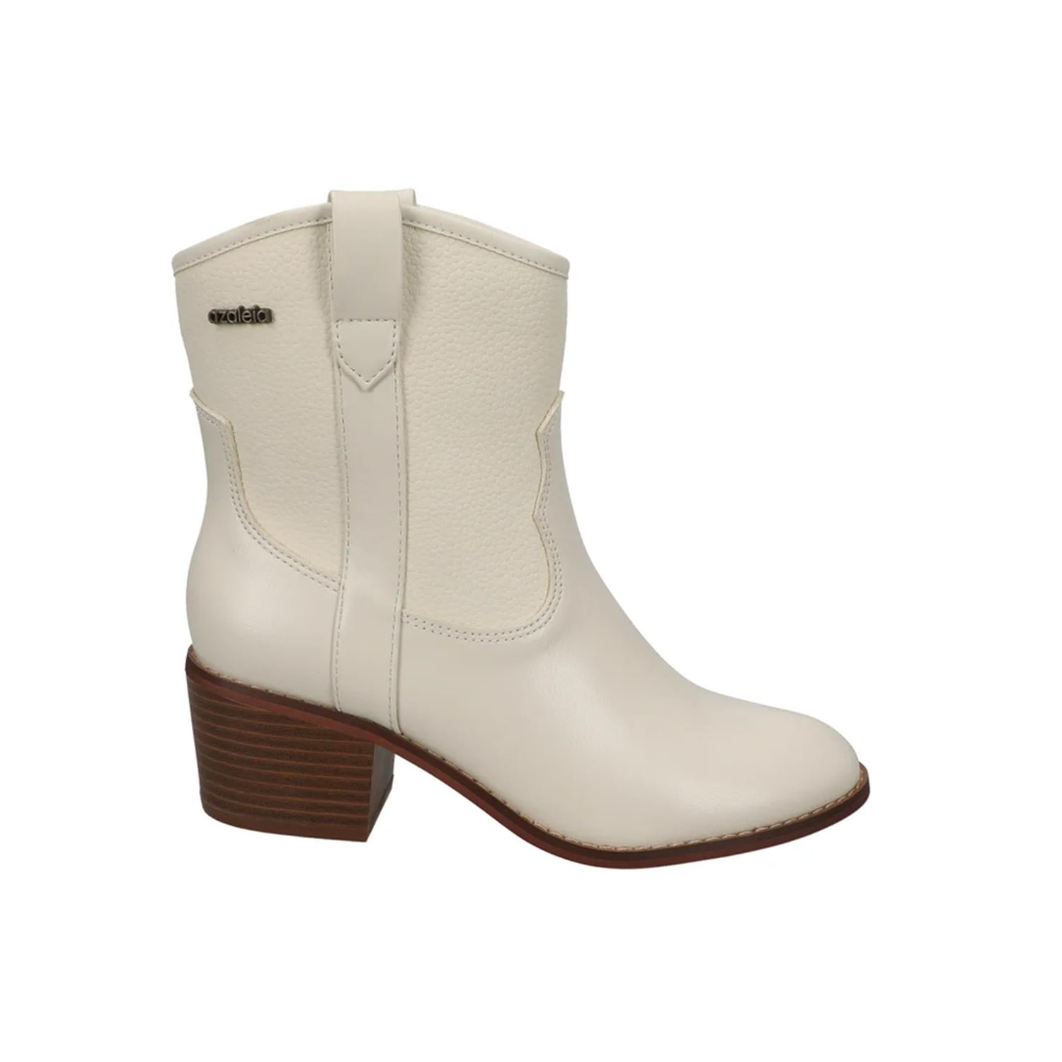BOTIN AZALEIA JESSIE-005 TACO 5 CREMA TEXANA - 2