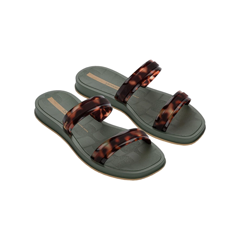 SANDALIA IPANEMA IPS21 ANIMAL PRINT CASUAL PLAYA - 1