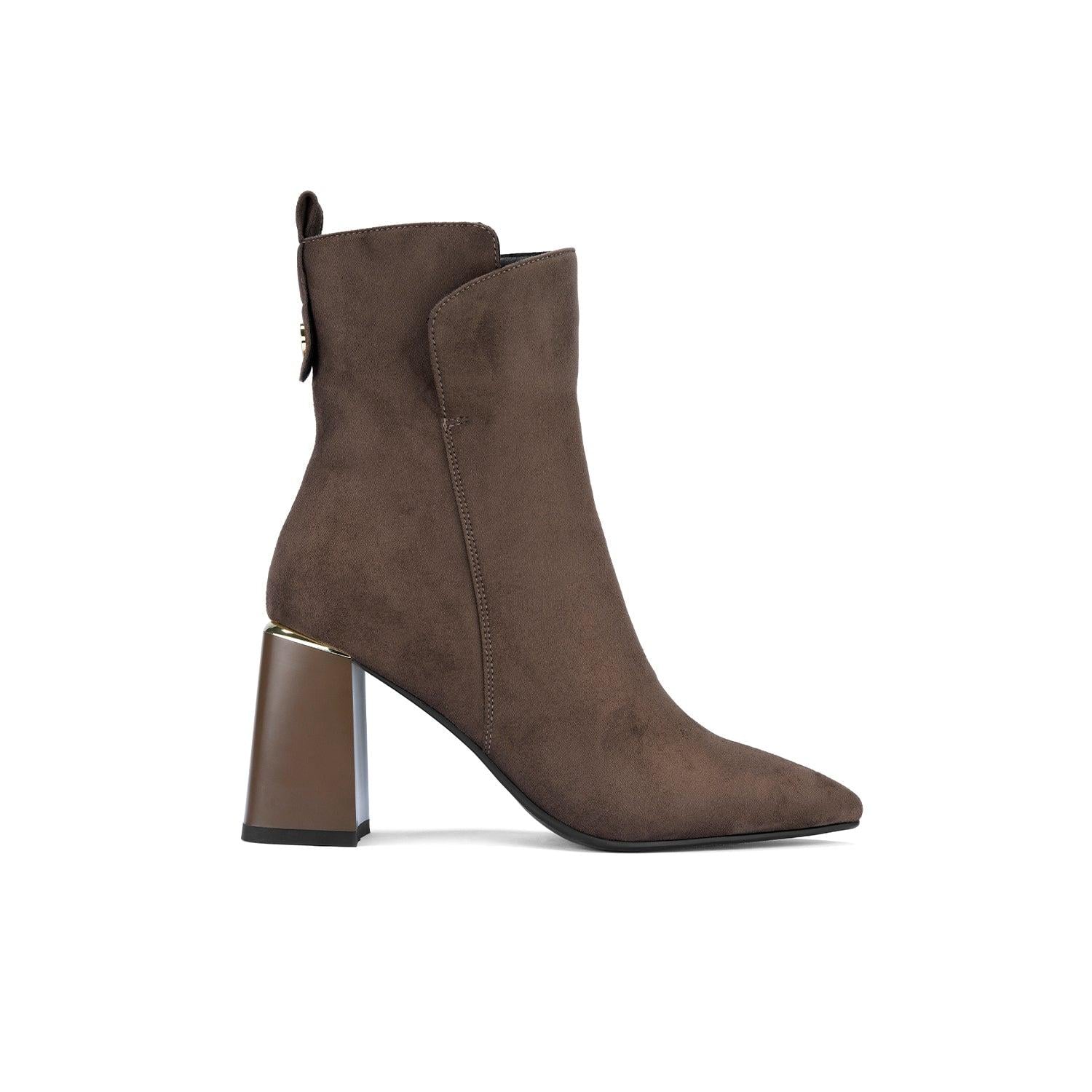 BOTIN VIA UNO DF3002 GAMUZA TACO 8.5 - 2