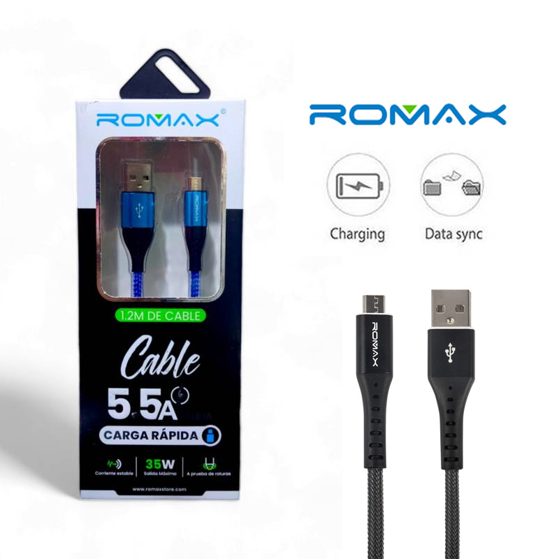 CABLE DE DATOS V8 A USB 3. 1 A - 1