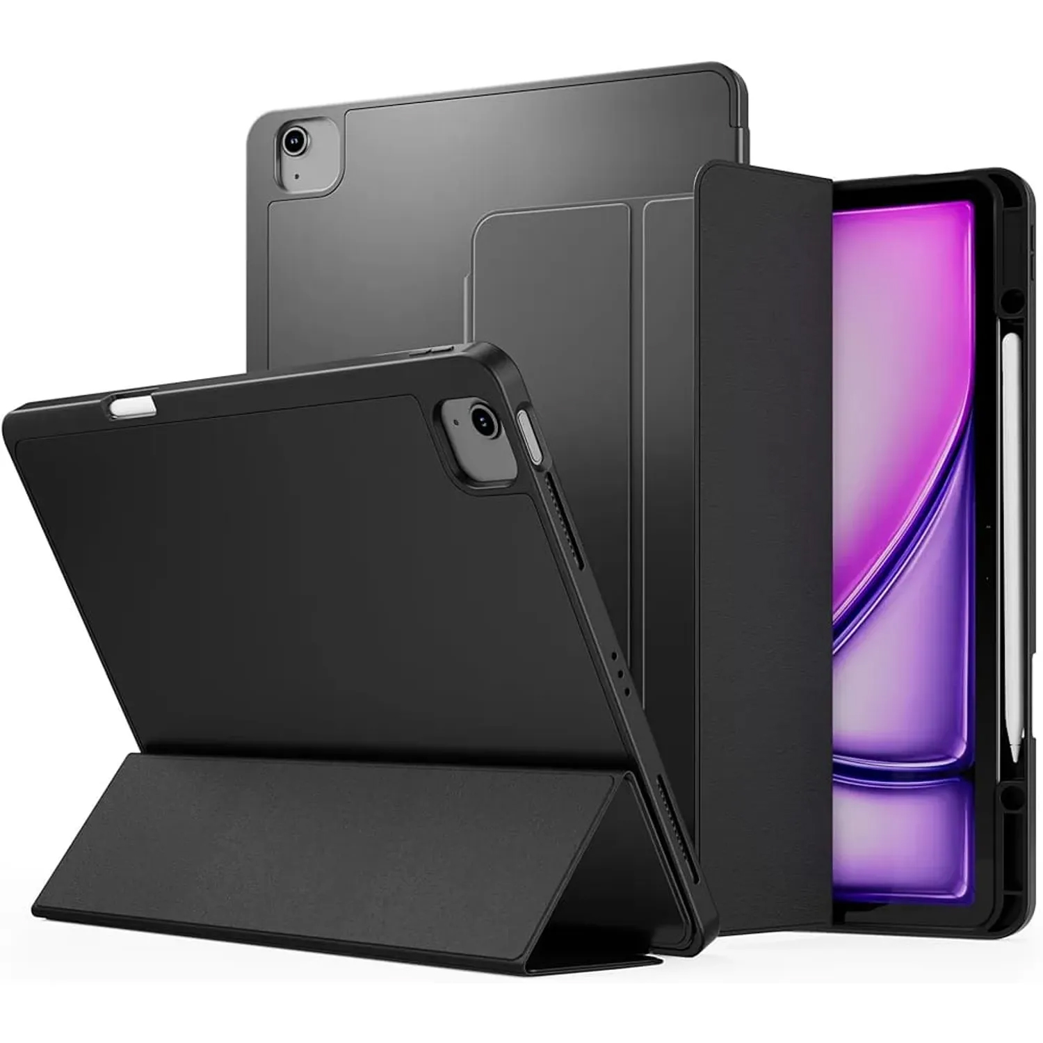 FUNDA CASE IPAD AIR 13' - 2024/2025 CON PORTA LAPIZ - 2