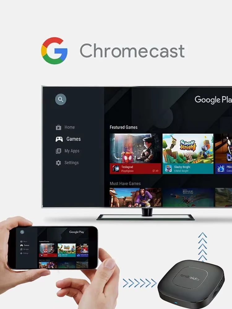 TV BOX ANDROID 13 GOOGLE TV 8K - 2