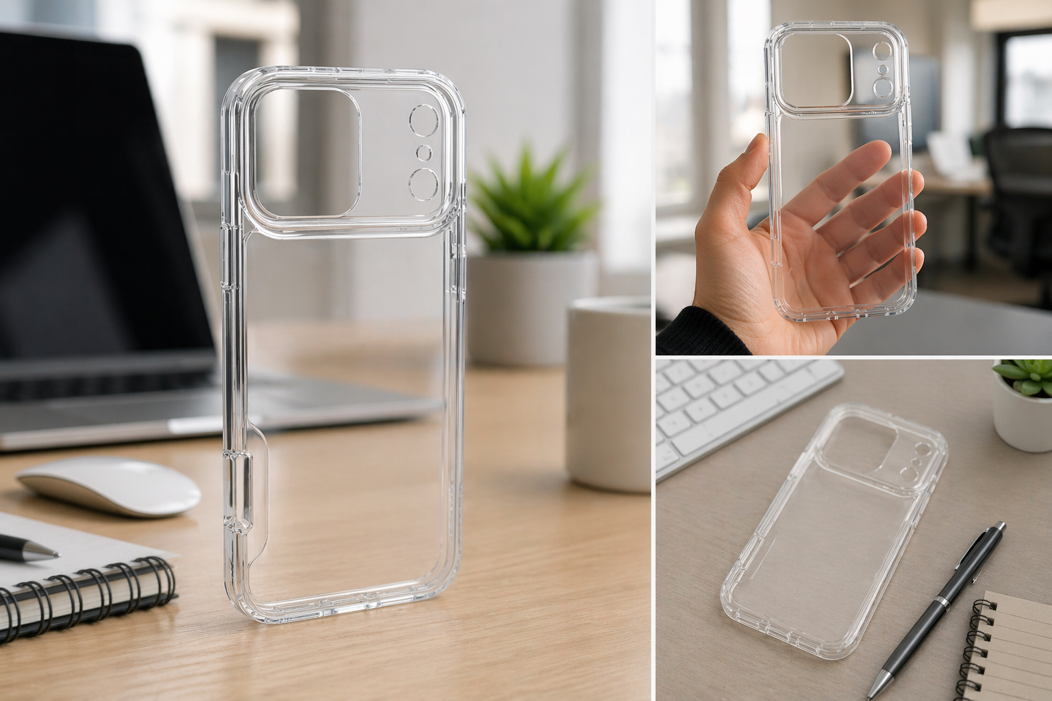 CASE FUNDA IPHONE 17 PRO MAX ANTISHOCK ACRILICO - 1