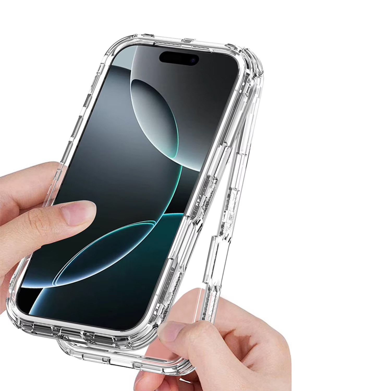 CASE FUNDA IPHONE 17 PRO MAX ANTISHOCK ACRILICO - 2
