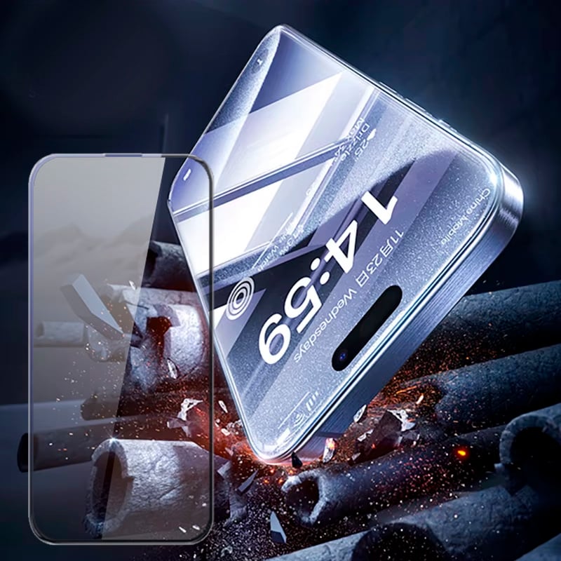MICA DE VIDRIO TEMPLADO PARA IPHONE 17 PRO MAX - 4