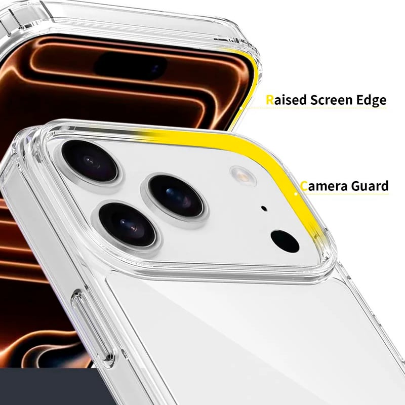 CASE FUNDA IPHONE 17 PRO MAX TRANSPARENTE - 2